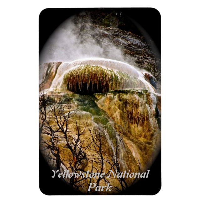 MAGNET FLEXIBLE CHAUDRON DE SORCIÈRES À YELLOWSTONE (Vertical)