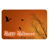 Chauves-souris et arbres d'Halloween
