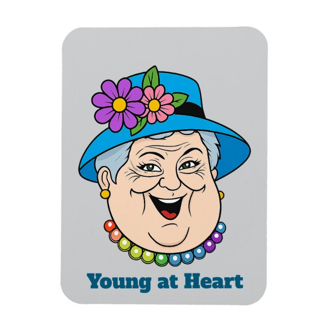 Magnet Flexible Cheerful Face (Vertical)