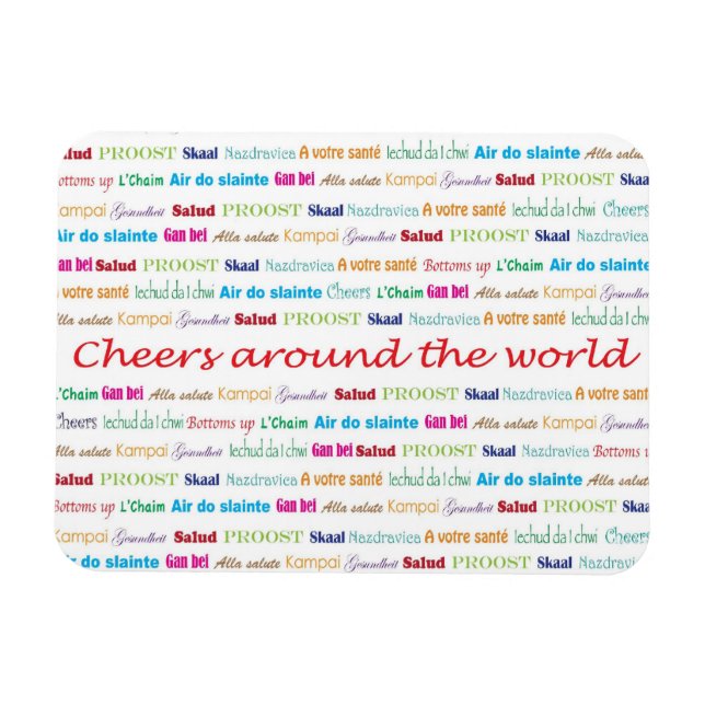 Magnet Flexible Cheers_Around The World_multi-language (Horizontal)