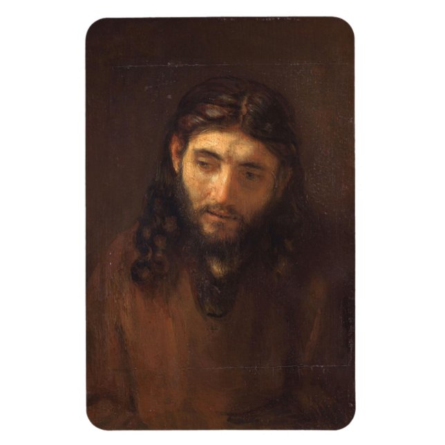 Magnet Flexible Chef Du Christ Par Rembrandt 1648 (Vertical)