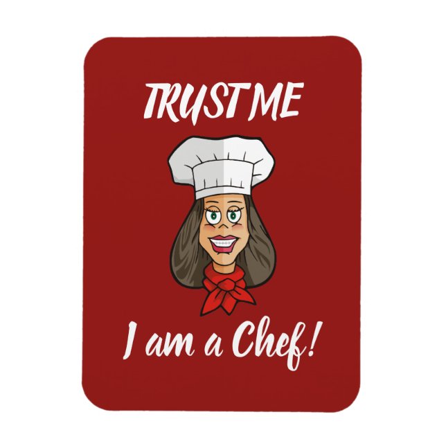 Magnet Flexible Chef femme (Vertical)