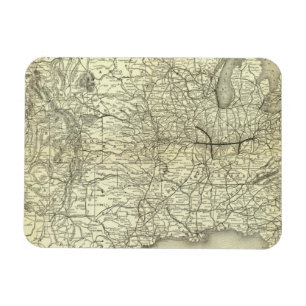 Magnet Flexible Chemin de fer de l'Ohio et du Mississippi