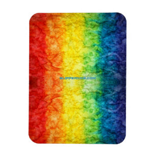 Magnet Flexible Chemise tie-dyée aux couleurs arc-en-ciel du drape