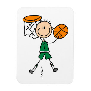 Magnet Flexible Chemises et cadeaux pour garçons de basketball Jou