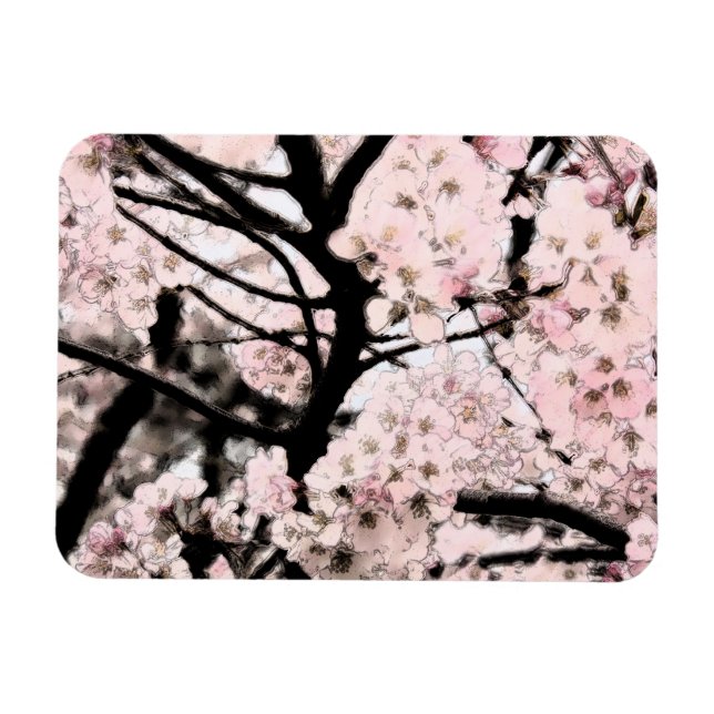 Magnet Flexible Cherry Blossom édité (Horizontal)