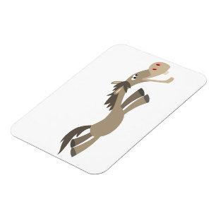 Magnet flexible Cheval de dessin mignon