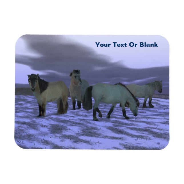 Magnet Flexible Cheval de l'aube (Horizontal)