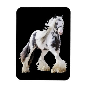 Magnet Flexible Cheval de trait gitan d'étalon de jument