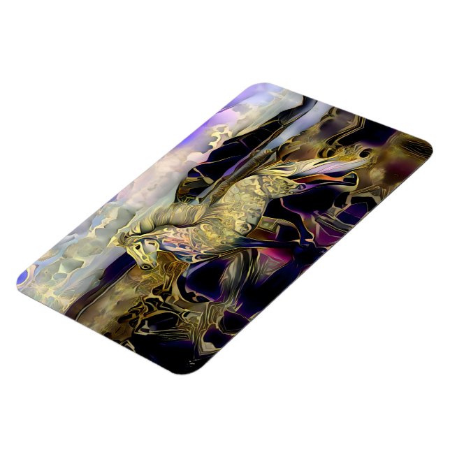 Magnet Flexible Cheval islandais Art Déco (Côté Gauche)