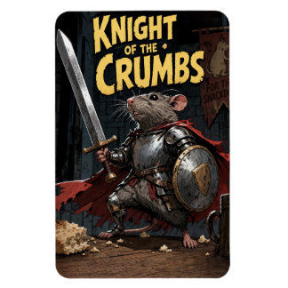 Magnet Flexible Chevalier de la Bande Dessinée du Rat de la Miette