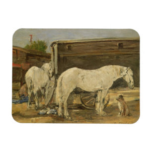 Magnet Flexible Chevaux gitans, c.1885-90 (huile sur la toile)