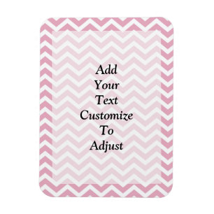 Magnet Flexible chevron rose et gris