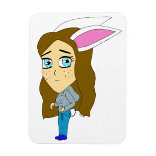 Magnet Flexible chibi bunnygirl
