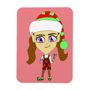 Magnet Flexible chibi elf