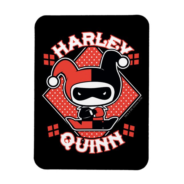 Magnet Flexible Chibi Harley Quinn Splits (Vertical)