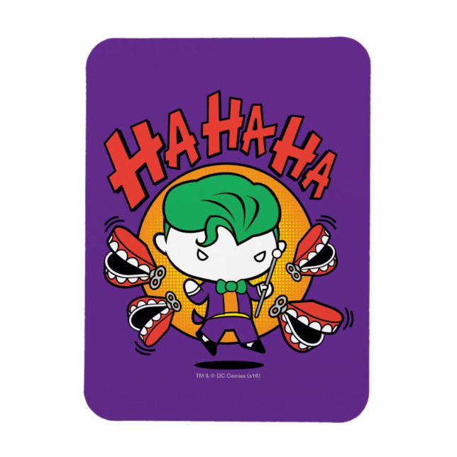 Magnet Flexible Chibi Joker Avec Dents De Jouet (Vertical)