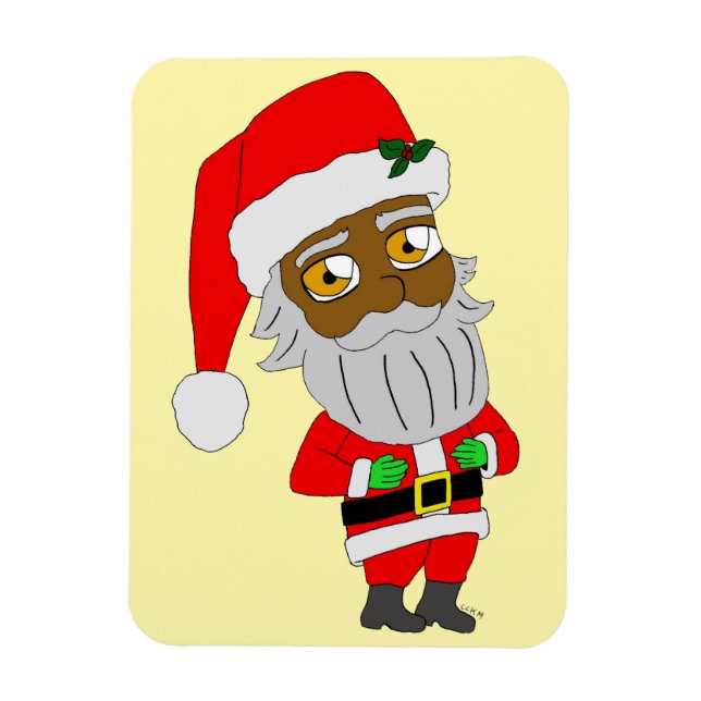 Magnet Flexible Chibi Santa (Vertical)