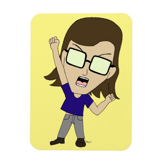 Magnet Flexible Chibi Sonic_Zeph (Vertical)