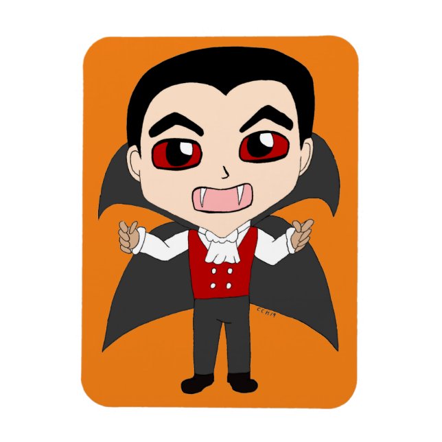 Magnet Flexible chibi vampire (Vertical)