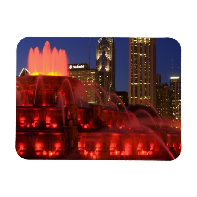 Magnet Flexible Chicago, Illinois, fontaine Buckingham (Horizontal)
