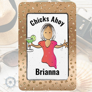 Magnet Flexible Chicks Ahoy Funny pour femmes Cabine de croisière