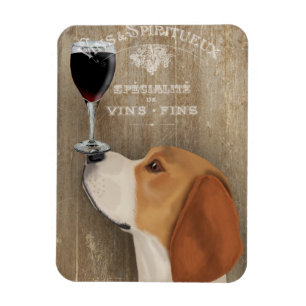 Magnet Flexible Chien Au Vin Beagle