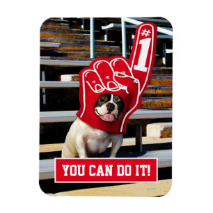 Magnet Flexible Chien dans la main de mousse