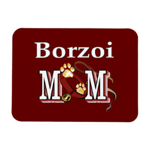 Magnet Flexible Chien de Borzoi MOM