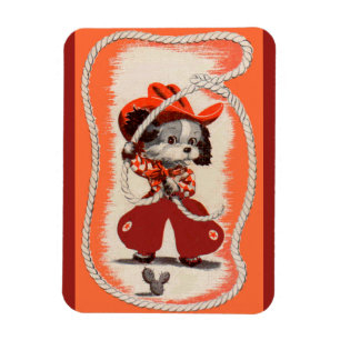 Magnet Flexible chien de cowboy