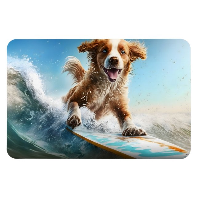 Magnet Flexible Chien de surf (Horizontal)