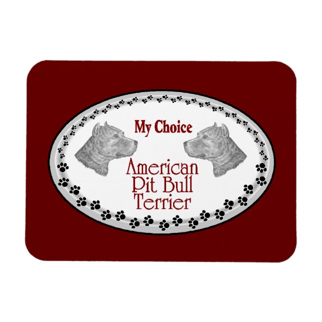 Magnet Flexible Chien de Terrier Tétrrier américain (Horizontal)