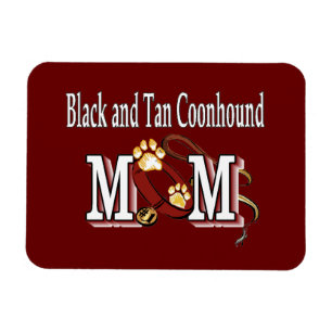 Magnet Flexible Chien noir et bronzé MOM