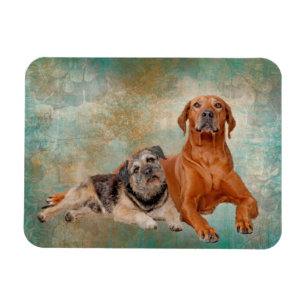 Magnet Flexible Chiens Adorables Sur L'Art