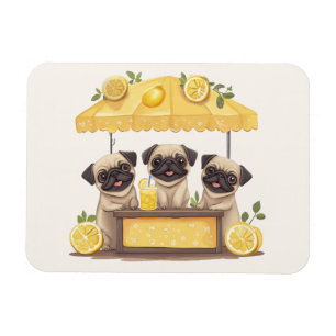 Magnet Flexible Chiens de carlin Stand de Lemonade