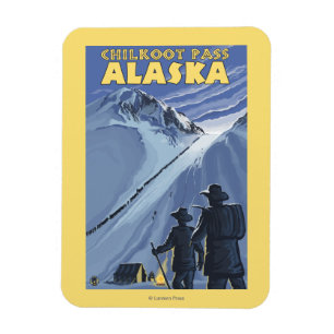 Magnet Flexible Chilkoot Pass, Alaska Gold Miners