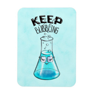 Magnet Flexible Chimie mignonne Drôle Nerdy Lab Caractère