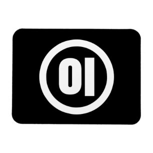 Magnet Flexible Chine coréenne Numéro 2 Deux 이