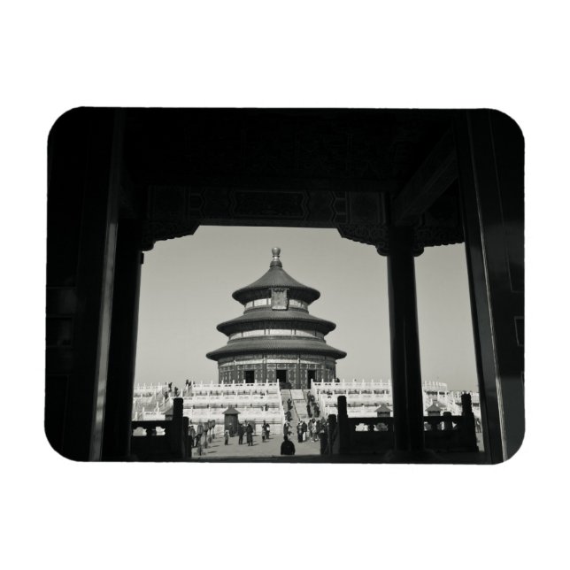Magnet Flexible Chine, Pékin, district de Chongwen. Temple de 2 (Horizontal)