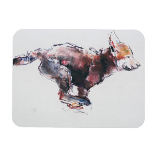 Magnet Flexible Chiot de loup courant