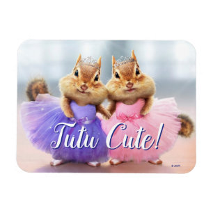 Magnet Flexible Chipmunk Ballerina Duo