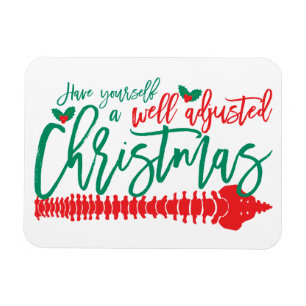 Magnet Flexible Chiropratique de Noël bien ajusté