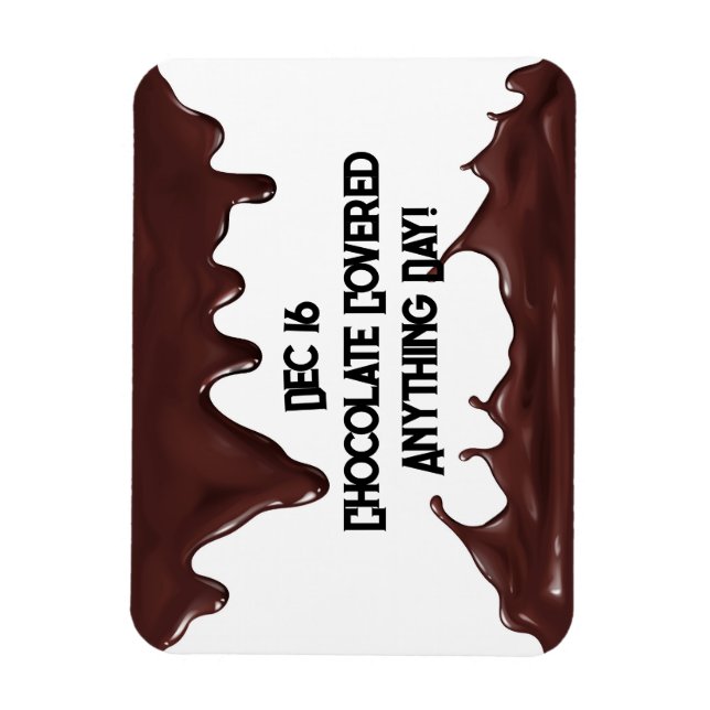 Magnet Flexible Chocolat couvert tous les jours (Vertical)
