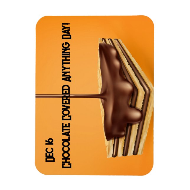 Magnet Flexible Chocolat couvert tous les jours (Vertical)