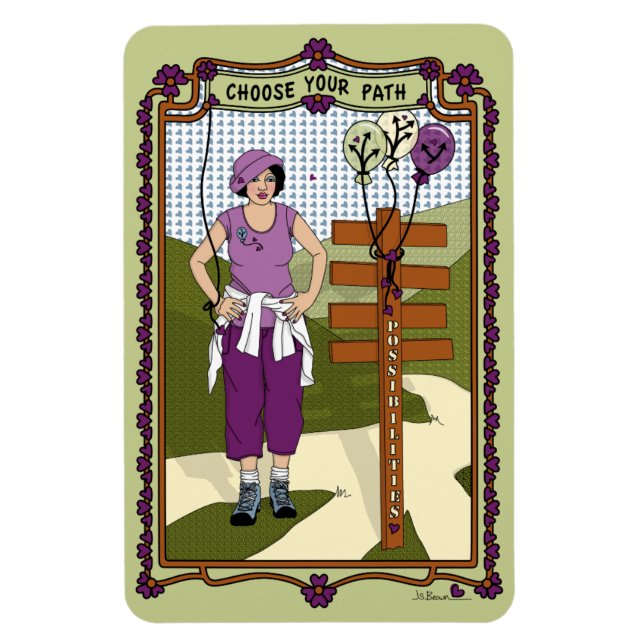 Magnet Flexible Choisissez votre aimant Path_A_4x6 Réfrigérateur (Vertical)