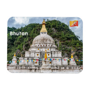 Magnet Flexible Chorten Kora - Bhoutan oriental, Himalaya, Asie