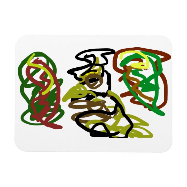 Magnet Flexible Chouette automne type (Horizontal)