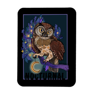 Magnet Flexible Chouette boréale Nocturne