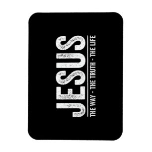 Magnet Flexible Christ Jésus Le Chemin. La Vérité. La Vie Bienheur