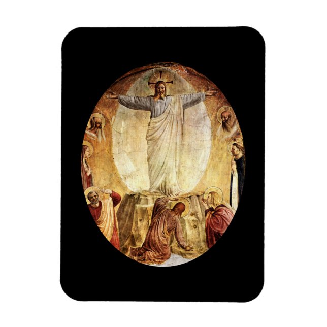 Magnet Flexible Christ transcendant ressuscité de la tombe (Vertical)